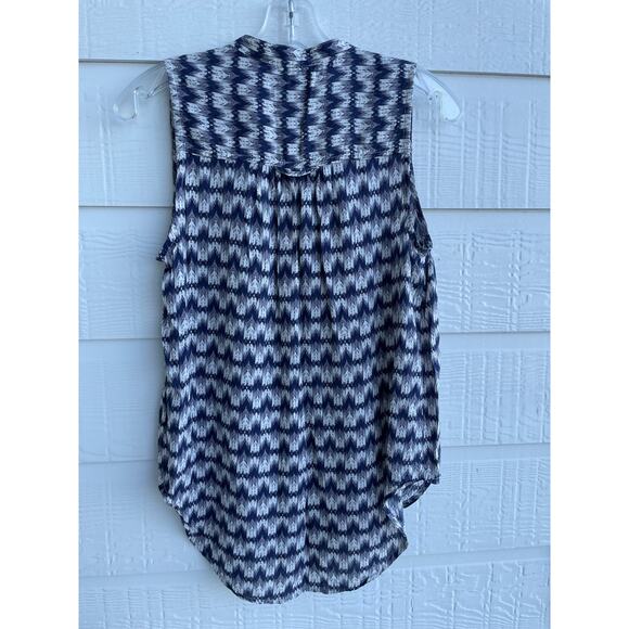 MAEVE by Anthropologie purple geo sleeveless tank XS - Picture 2 of 5